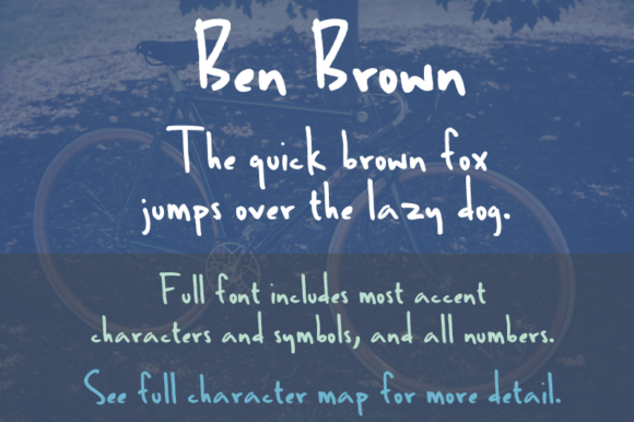 Ben Brown: A Handwritten Font with Character