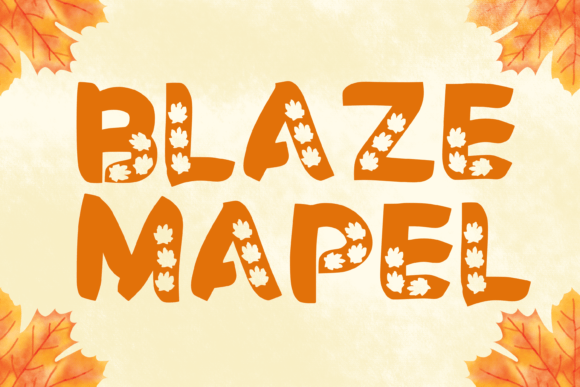 Blaze Maple: A Typeface Inspired by Nature's Elegance