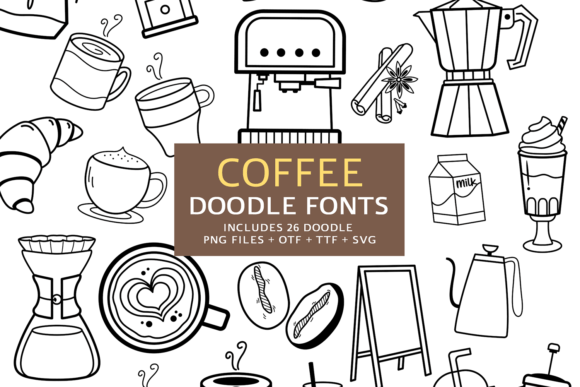Coffee Doodle: A Playful Font for Creative Projects