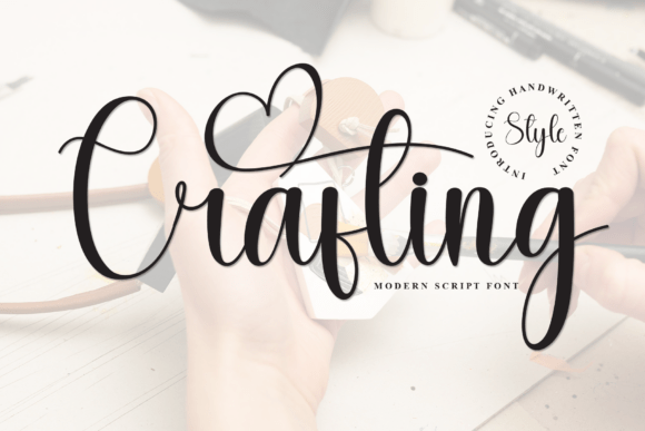 Discover Crafting: A Whimsical Handwritten Font