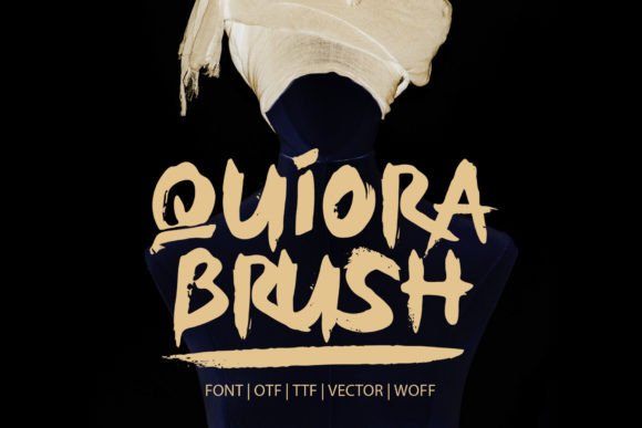 Discover the Elegance of Quiora Brush Font