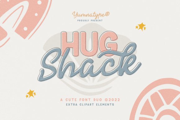 Discover the Joyful Hug Shack Font Duo
