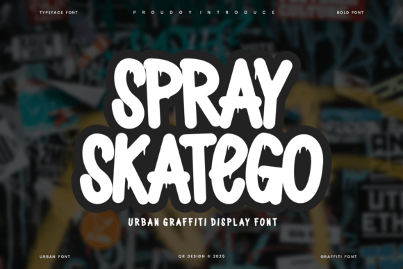 Discover the Sweet, Handwritten Charm of Spray Skatego Font