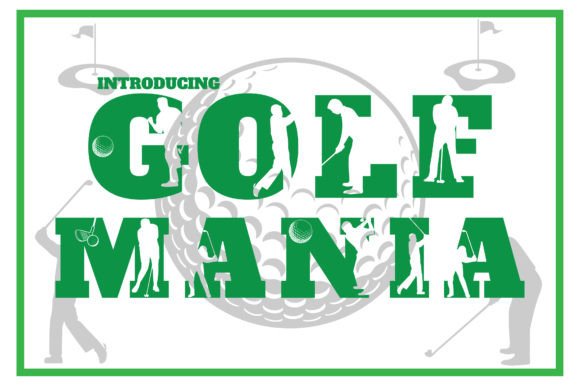 Golf Mania: A Playful Font for Kids' Sports Designs