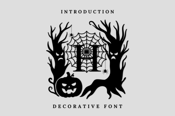 Halloween Monogram: A Font for Festive Design