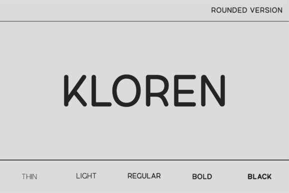 Kloren Rounded: A Modern Sans Serif for Polished Design