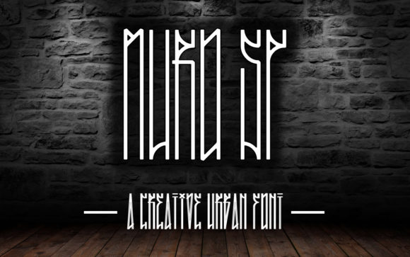 Muro SP: A Cool, Tall, and Thin Display Font for Modern Designs