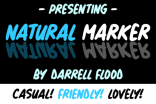 Natural Marker: A Hand-Lettered Font with Authentic Style