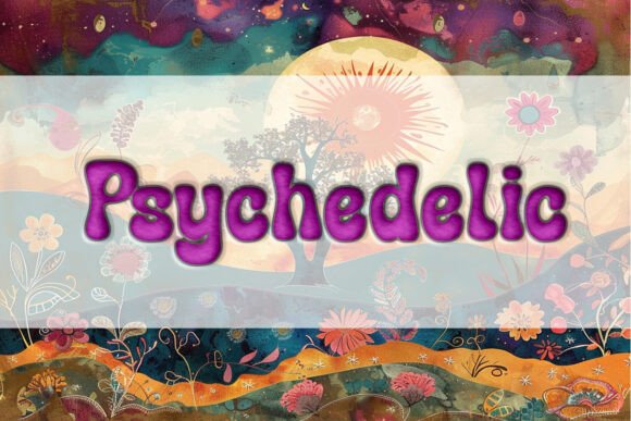 Psychedelic: A Font for Bold, Creative Expression