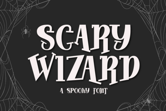 Scary Wizard: A Spooky Display Font for Bold Designs