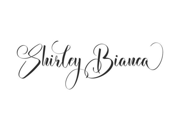Shirley Bianca: Elegant Calligraphy for Modern Design