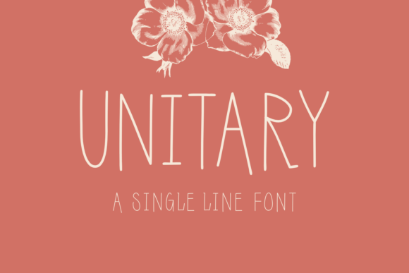 Unitary: A Cheerful Single Line Font for Creative Joy