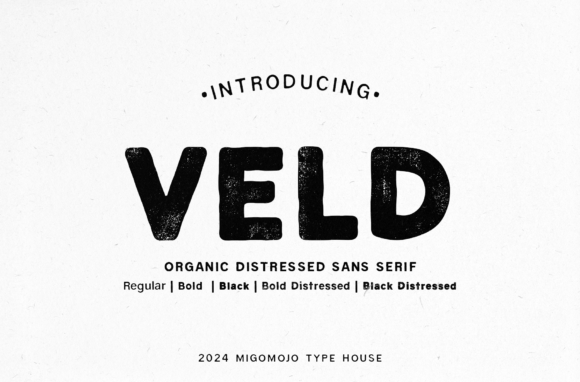 Veld: An Organic Sans-Serif Font with Vintage Soul