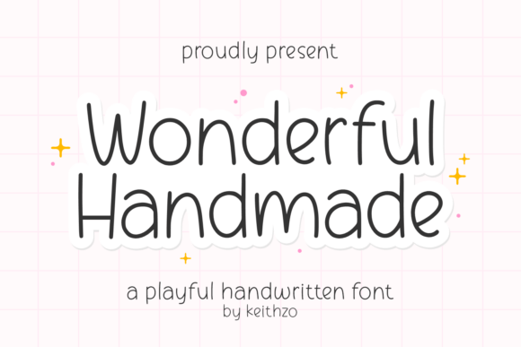 Wonderful Handmade: A Font with Playful Vitality and Cozy Charm