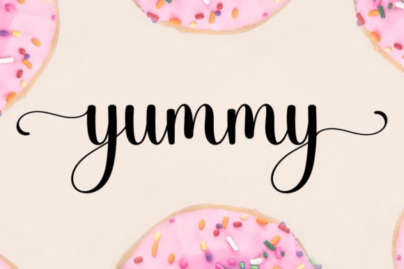 Yummy: A Handwritten Font for a Natural Touch